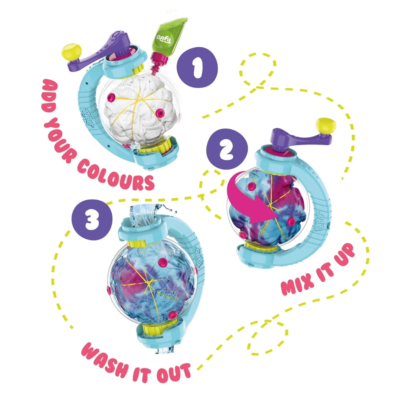 Tybo Tidy Tie-dye Mixing Orb 3 Tybo Tidy Tie-dye Mixing Orb - Image 3