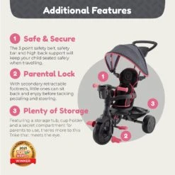 TP Trike 4 In 1+ Pink Dusk -TP Playworld Cheap Store 1 940019c5 d0ed 4720 8be1 6f38e8d7d736