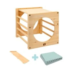 Active-Tots Pikler Style Climbing Cube, Bridge & Play Mats - FSC<sup>®</sup> Certified