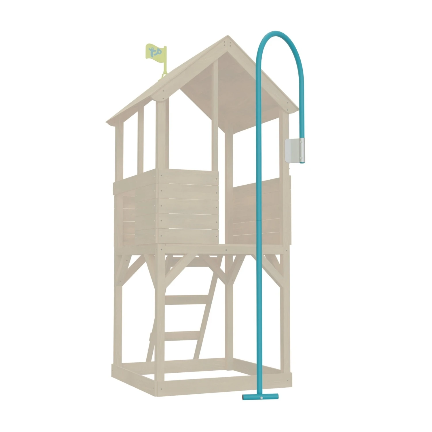 TP Treehouse Wooden Play Tower Fireman’s Pole 1 TP Treehouse Wooden Play Tower Fireman’s Pole