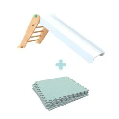 Active-Tots Pikler Style Folding Wooden Slide & Play Mats - FSC<sup>®</sup> Certified