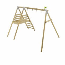 TP Knightswood Wooden Double & Deck Swing Frame - FSC<sup>®</sup> Certified