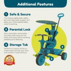 TP Toys 4 In 1 Trike - Dino Discovery 13 TP Toys 4 In 1 Trike - Dino Discovery -TP Playworld Cheap Store Dino4