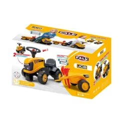 Falk Baby JCB Ride-On Tractor With Trailer, Rake & Shovel 19 Falk Baby JCB Ride-On Tractor With Trailer, Rake & Shovel -TP Playworld Cheap Store F215C 10