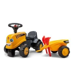 Falk Baby JCB Ride-On Tractor With Trailer, Rake & Shovel 18 Falk Baby JCB Ride-On Tractor With Trailer, Rake & Shovel -TP Playworld Cheap Store F215C 2
