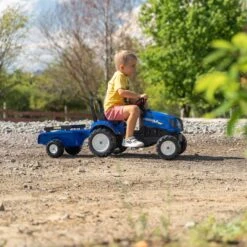 Falk New Holland Tractor With Trailer And Opening Bonnet 12 Falk New Holland Tractor With Trailer And Opening Bonnet -TP Playworld Cheap Store F3080AB 6
