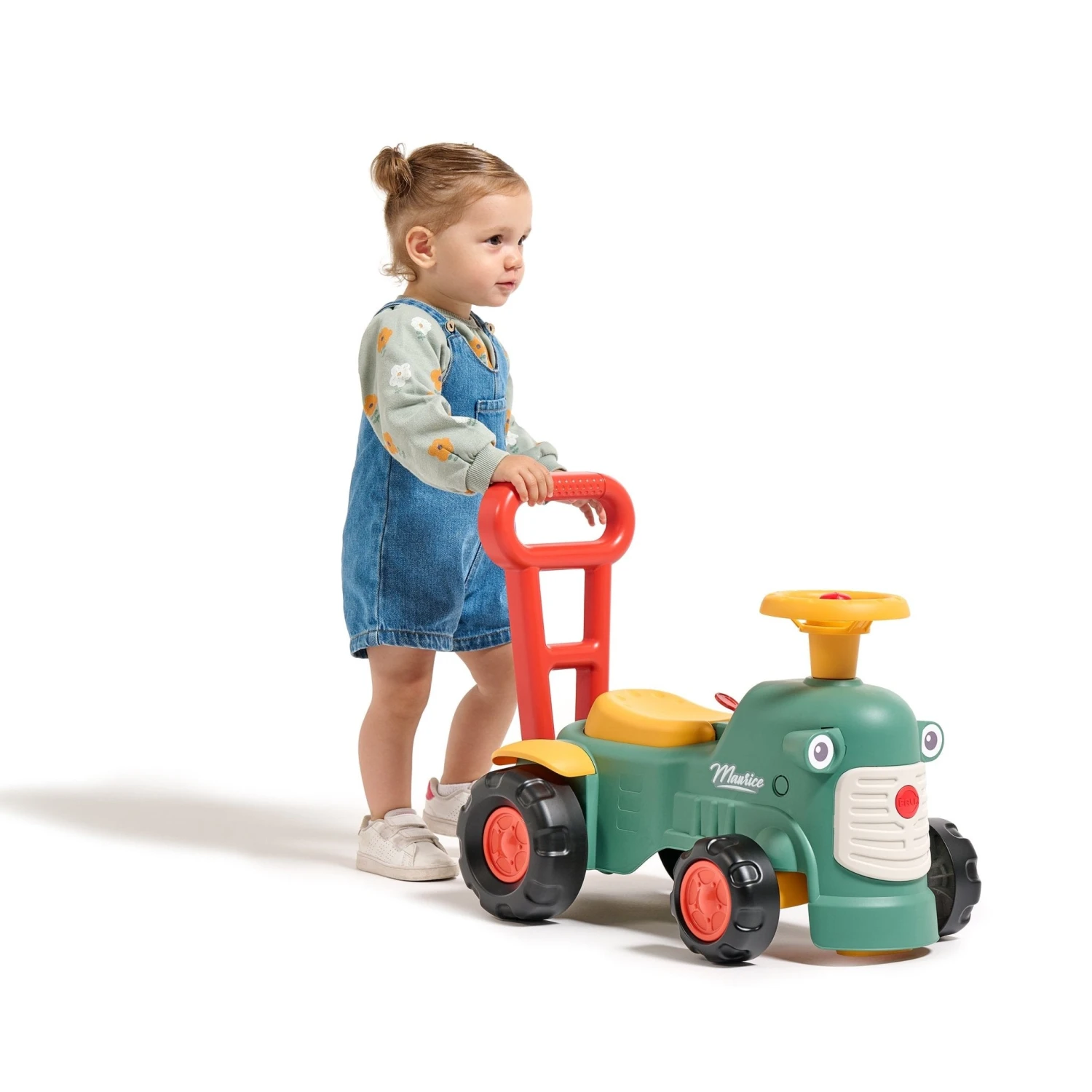 Falk Maurice Vintage Baby Green Tractor 3 Falk Maurice Vintage Baby Green Tractor - Image 3