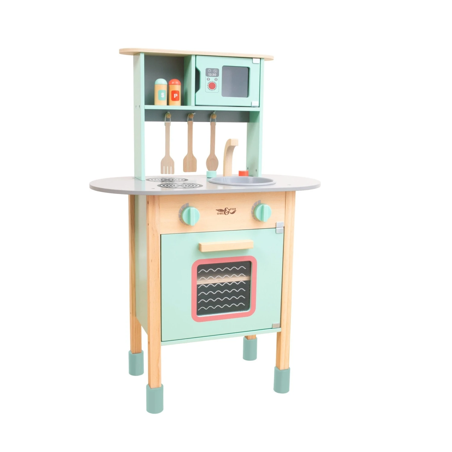 Owl & Fox Wooden Early Years Kitchen Set, Toaster Set & Coffee Machine - FSC<sup>®</sup> Certified 3 Owl & Fox Wooden Early Years Kitchen Set, Toaster Set & Coffee Machine - FSC<sup>®</sup> Certified - Image 3