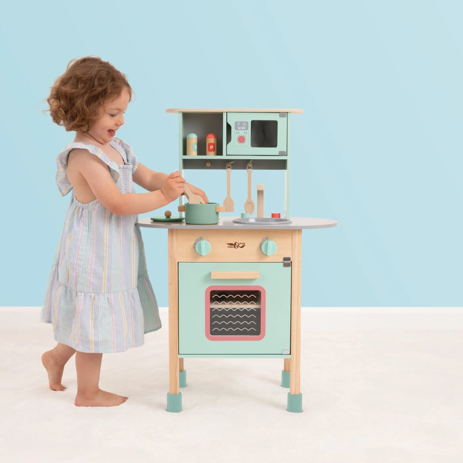 Owl & Fox Wooden Early Years Kitchen Set - FSC<sup>®</sup> Certified 5 Owl & Fox Wooden Early Years Kitchen Set - FSC<sup>®</sup> Certified - Image 5