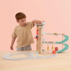 Owl & Fox Wooden Multi-storey Garage - FSC<sup>®</sup> Certified 8 Owl & Fox Wooden Multi-storey Garage - FSC<sup>®</sup> Certified -TP Playworld Cheap Store OF209 4