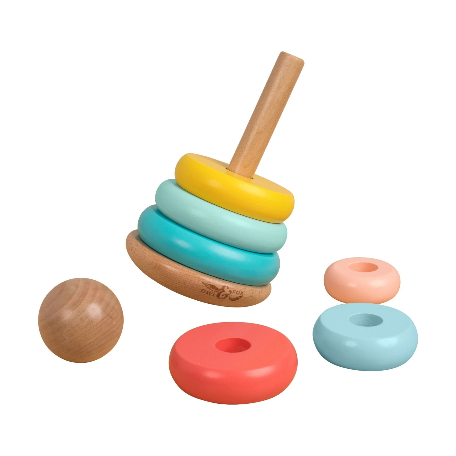 The Engineers Play Pack: TP Active-Tots Pikler Style Wooden Climbing Triangle & Slide With Safety Play Mats, Owl & Fox Topple Tower And Owl & Fox Shape Sorter 13 The Engineers Play Pack: TP Active-Tots Pikler Style Wooden Climbing Triangle & Slide With Safety Play Mats, Owl & Fox Topple Tower And Owl & Fox Shape Sorter - Image 13