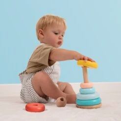 Owl & Fox Wooden Topple Tower - FSC<sup>&reg;</sup> Certified -TP Playworld Cheap Store OF213 4