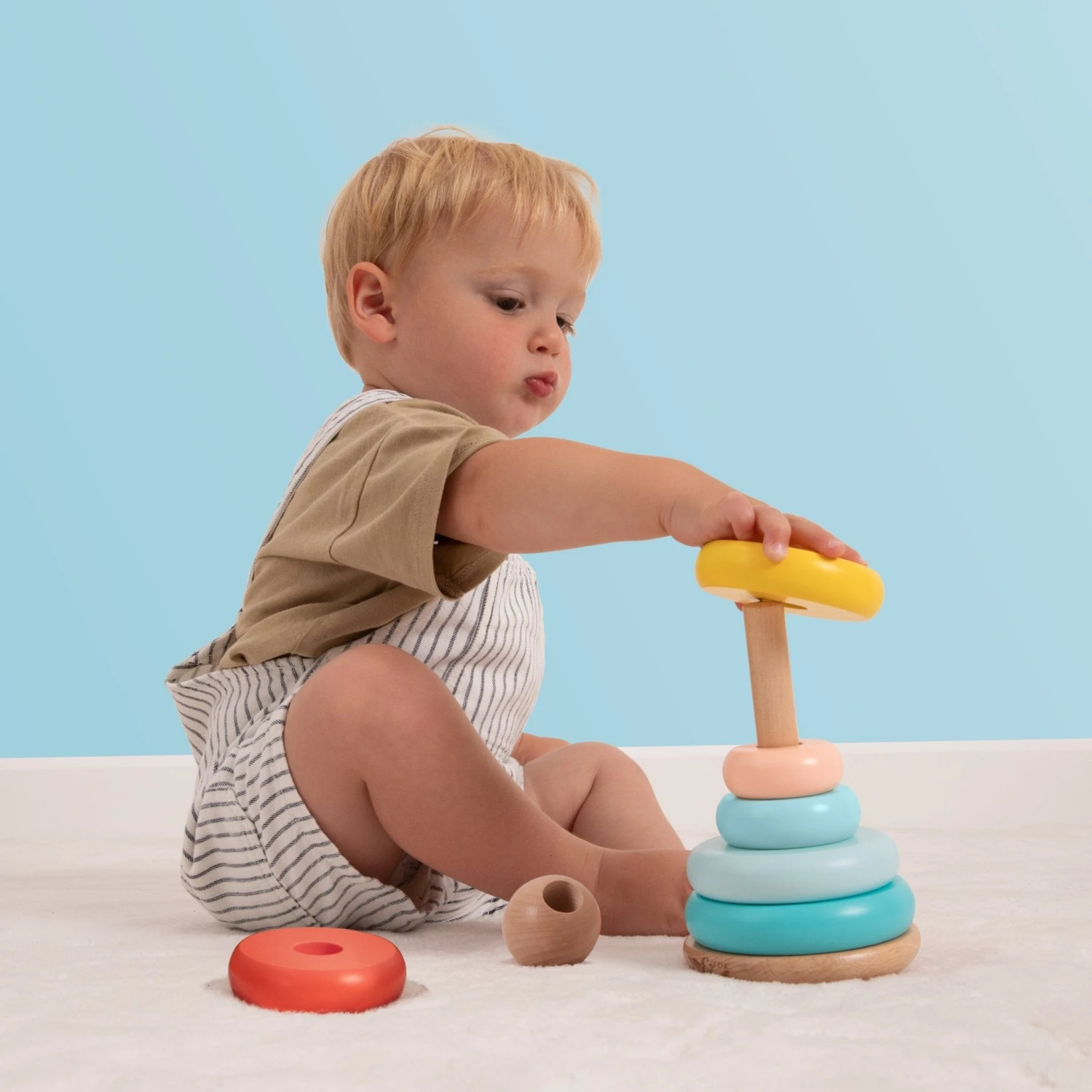 The Engineers Play Pack: TP Active-Tots Pikler Style Wooden Climbing Triangle & Slide With Safety Play Mats, Owl & Fox Topple Tower And Owl & Fox Shape Sorter 4 The Engineers Play Pack: TP Active-Tots Pikler Style Wooden Climbing Triangle & Slide With Safety Play Mats, Owl & Fox Topple Tower And Owl & Fox Shape Sorter - Image 4