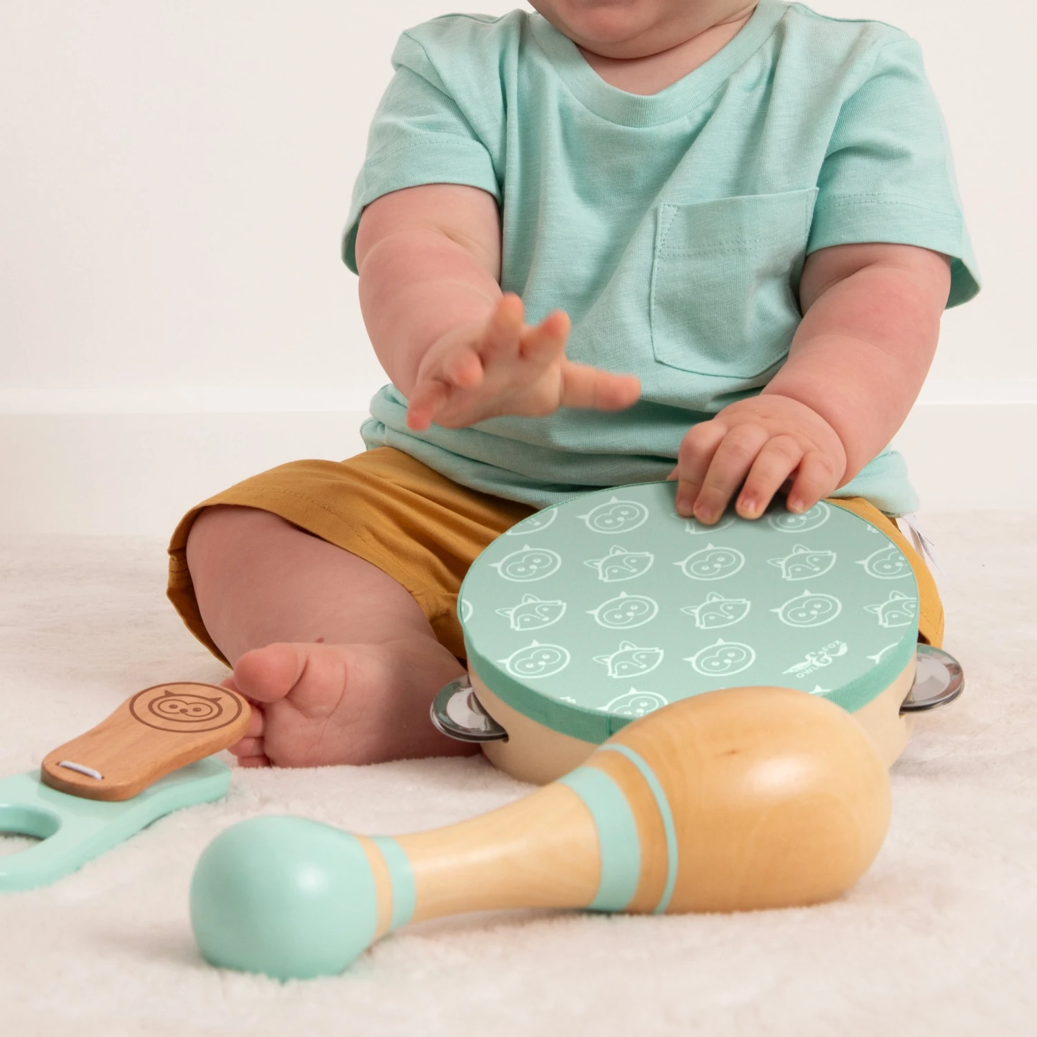 Owl & Fox Wooden Musical Instrument Set - FSC<sup>®</sup> Certified 5 Owl & Fox Wooden Musical Instrument Set - FSC<sup>®</sup> Certified - Image 5