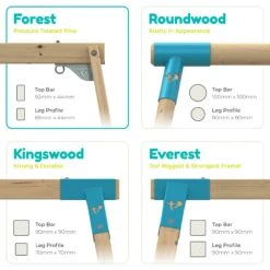 TP Forest Toddler Wooden Swing Set & Slide - FSC<sup>&reg;</sup> Certified -TP Playworld Cheap Store Range Forest b7145995 f416 4183 b8b0 4a0b44753006