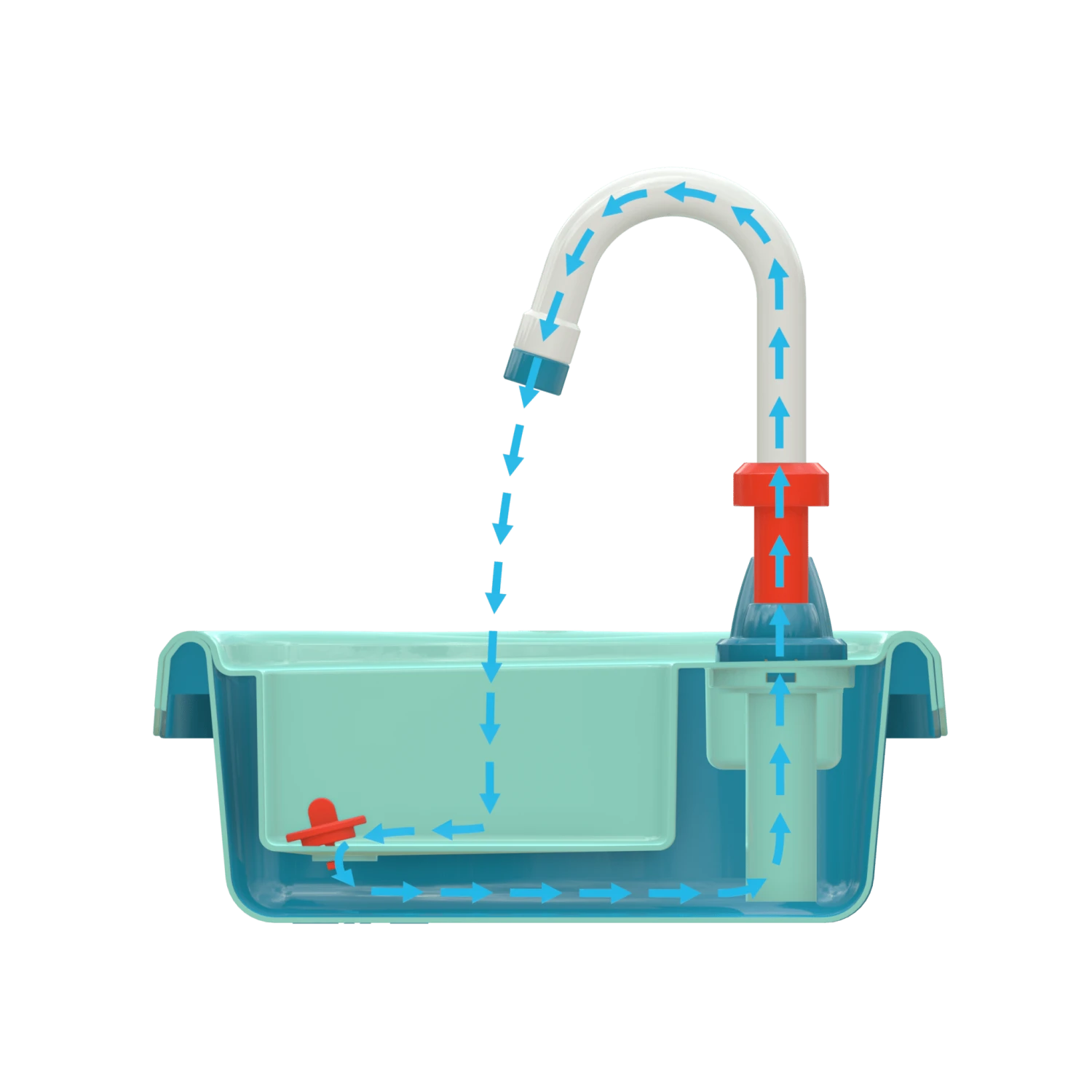 TP Junior Chef Wooden Mud Kitchen With Working Tap & Sink - FSC<sup>®</sup> Certified 4 TP Junior Chef Wooden Mud Kitchen With Working Tap & Sink - FSC<sup>®</sup> Certified - Image 4