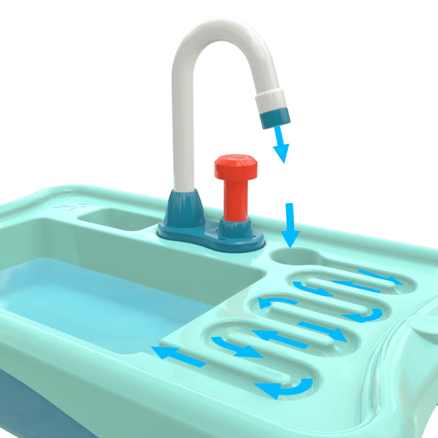 TP Junior Chef Wooden Mud Kitchen With Working Tap & Sink - FSC<sup>®</sup> Certified 3 TP Junior Chef Wooden Mud Kitchen With Working Tap & Sink - FSC<sup>®</sup> Certified - Image 3