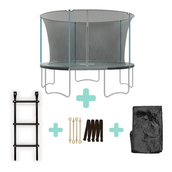 TP Up All-in-one 12ft Trampoline Bundle 1 TP Up All-in-one 12ft Trampoline Bundle