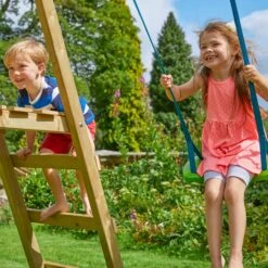 TP Forest Multiplay Double Wooden Swing Set & Slide - FSC<sup>®</sup> Certified 21 TP Forest Multiplay Double Wooden Swing Set & Slide - FSC<sup>®</sup> Certified -TP Playworld Cheap Store TP149 8
