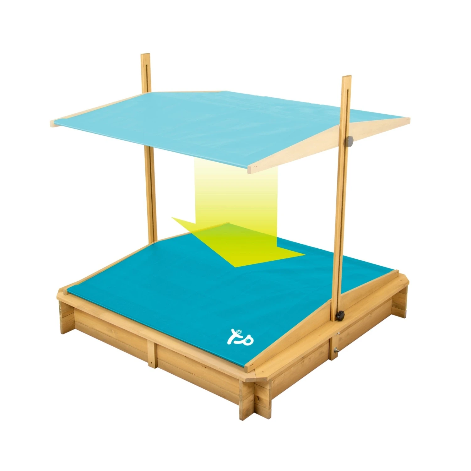 TP Wooden Sandpit With Sun Canopy And Dig & Explore Accessory Kit - FSC<sup>®</sup> Certified 8 TP Wooden Sandpit With Sun Canopy And Dig & Explore Accessory Kit - FSC<sup>®</sup> Certified - Image 8