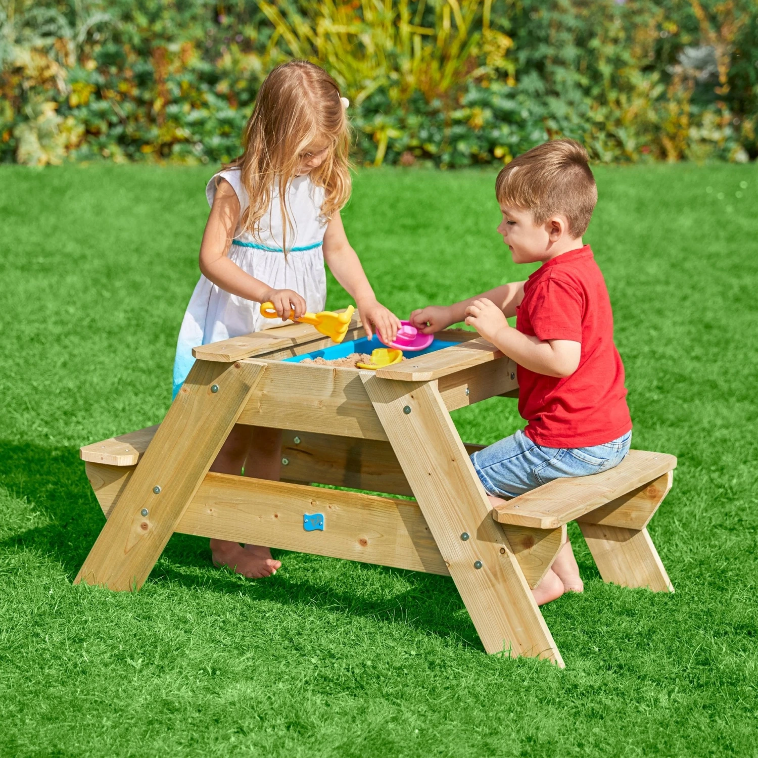 TP Early Fun Wooden Picnic Table Sandpit - FSC<sup>®</sup> Certified 9 TP Early Fun Wooden Picnic Table Sandpit - FSC<sup>®</sup> Certified - Image 9