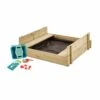 TP Wooden Lidded Sandpit With Dig & Explorer Accessory Kit - FSC<sup>&reg;</sup> Certified