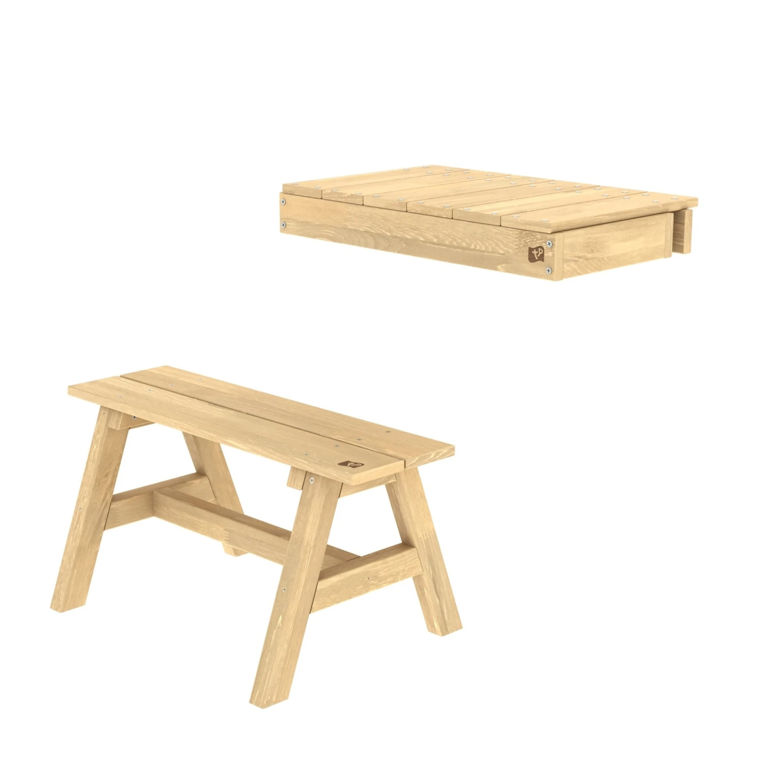 TP Table & Bench Cottage Playhouse Accessory - FSC<sup>®</sup> Certified 1 TP Table & Bench Cottage Playhouse Accessory - FSC<sup>®</sup> Certified