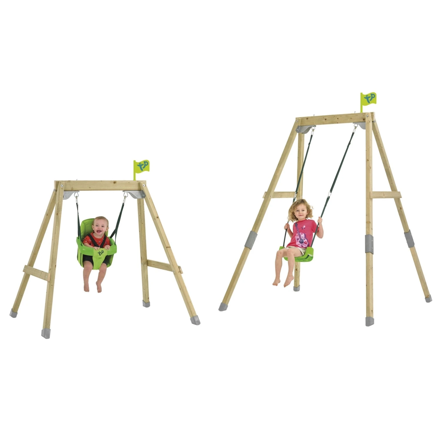 TP Forest Acorn Growable Wooden Swing Set Complete - FSC<sup>®</sup> Certified 1 TP Forest Acorn Growable Wooden Swing Set Complete - FSC<sup>®</sup> Certified