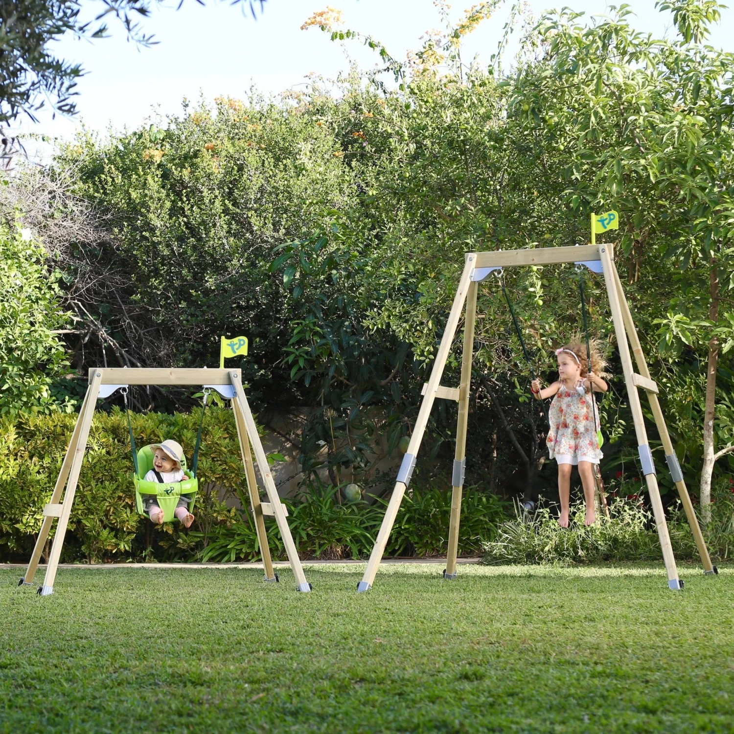 TP Forest Acorn Growable Wooden Swing Set Complete - FSC<sup>®</sup> Certified 4 TP Forest Acorn Growable Wooden Swing Set Complete - FSC<sup>®</sup> Certified - Image 4
