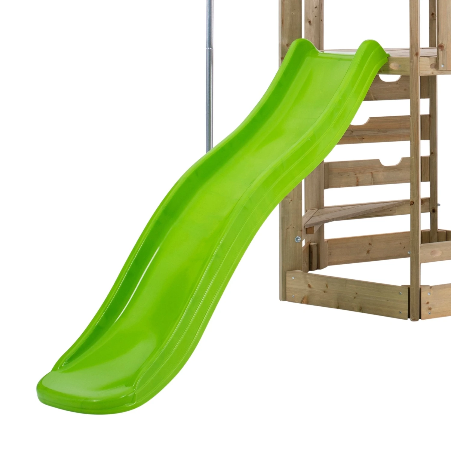 TP Castlewood Ludlow Wooden Climbing Frame With Single Swing Set & Slide - FSC<sup>®</sup> Certified 10 TP Castlewood Ludlow Wooden Climbing Frame With Single Swing Set & Slide - FSC<sup>®</sup> Certified - Image 10