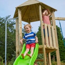 TP Castlewood Ludlow Wooden Climbing Frame With Single Swing Set & Slide - FSC<sup>®</sup> Certified 22 TP Castlewood Ludlow Wooden Climbing Frame With Single Swing Set & Slide - FSC<sup>®</sup> Certified -TP Playworld Cheap Store TP340S10 9