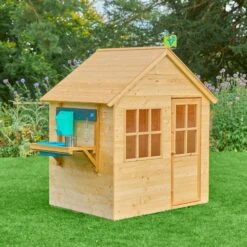 TP Hideaway Wooden Playhouse With Mud Kitchen - FSC<sup>®</sup> Certified 12 TP Hideaway Wooden Playhouse With Mud Kitchen - FSC<sup>®</sup> Certified -TP Playworld Cheap Store TP348S 1