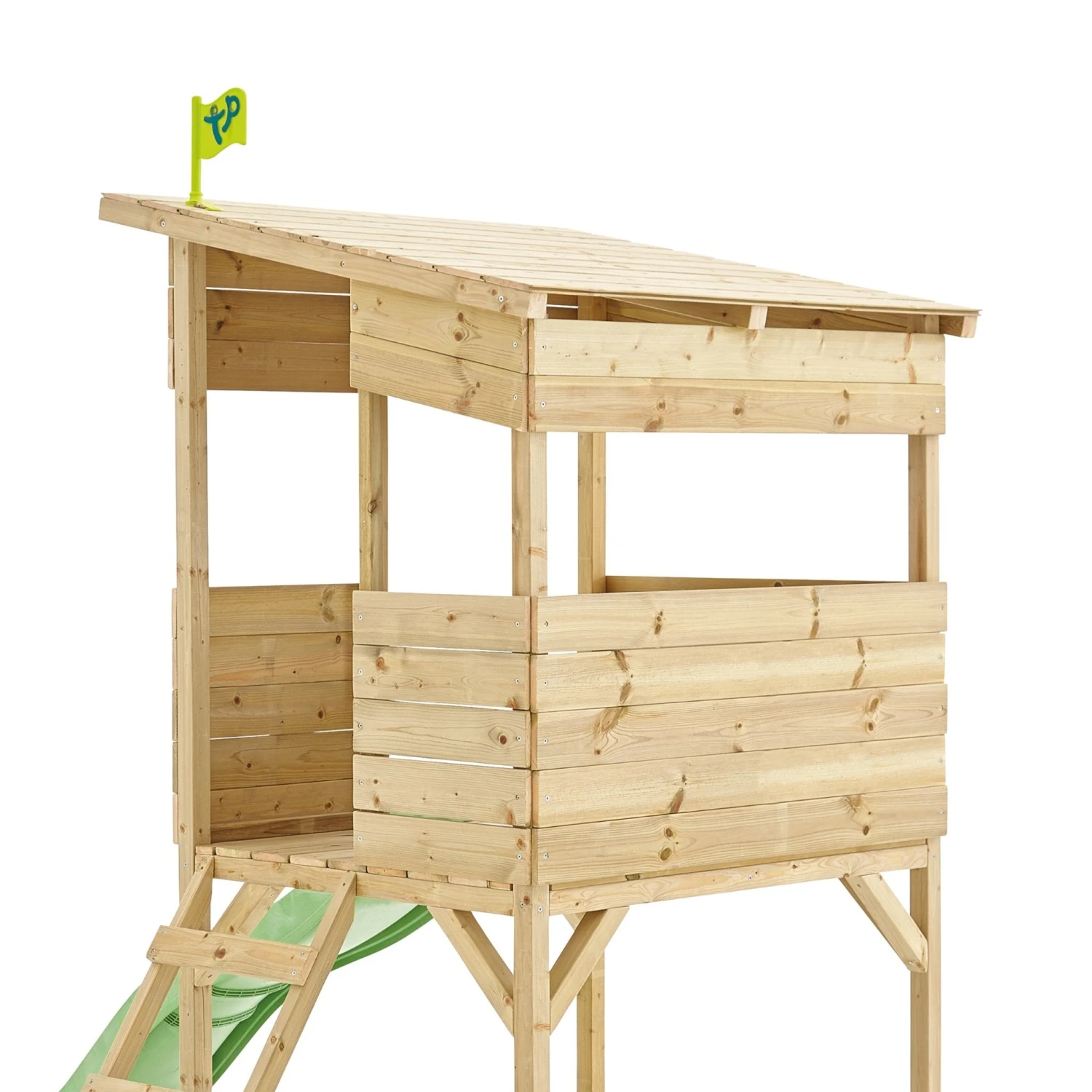 TP Treetops Wooden Tower Playhouse With Toy Box And Slide - FSC<sup>®</sup> Certified 3 TP Treetops Wooden Tower Playhouse With Toy Box And Slide - FSC<sup>®</sup> Certified - Image 3
