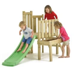 TP Forest Toddler Wooden Climbing Frame & Slide - FSC<sup>&reg;</sup> Certified -TP Playworld Cheap Store TP368P Early Fun Play Tower Image 1