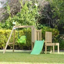 TP Forest Toddler Wooden Swing Set & Slide - FSC<sup>&reg;</sup> Certified -TP Playworld Cheap Store TP369P Early Fun Play Centre with Swing Image 2