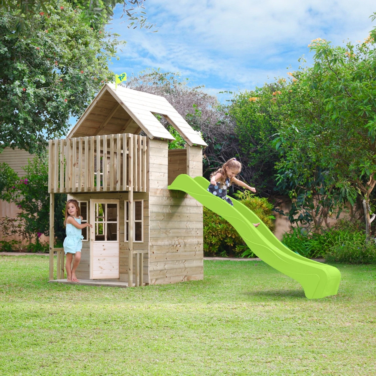 TP Skye Wooden Playhouse - FSC<sup>®</sup> Certified 2 TP Skye Wooden Playhouse - FSC<sup>®</sup> Certified - Image 2