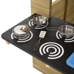 TP Wooden Cubby House With Mud Kitchen - FSC<sup>®</sup> Certified 9 TP Wooden Cubby House With Mud Kitchen - FSC<sup>®</sup> Certified -TP Playworld Cheap Store TP384 3