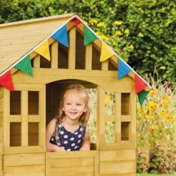 Dandelion Cottage Playhouse With Mud Kitchen, Table & Bench And Shutters - FSC<sup>®</sup> Certified 9 Dandelion Cottage Playhouse With Mud Kitchen, Table & Bench And Shutters - FSC<sup>®</sup> Certified -TP Playworld Cheap Store TP388PUS1 1
