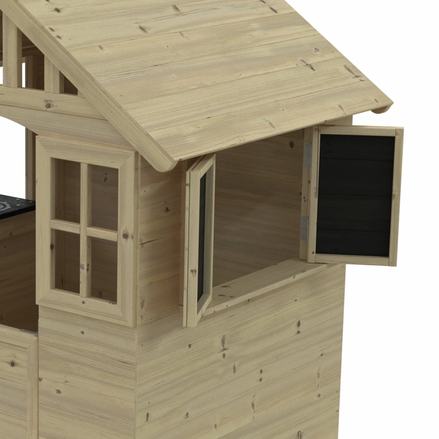 Dandelion Cottage Playhouse With Mud Kitchen, Table & Bench And Shutters - FSC<sup>®</sup> Certified 4 Dandelion Cottage Playhouse With Mud Kitchen, Table & Bench And Shutters - FSC<sup>®</sup> Certified - Image 4