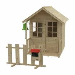 Lavender Cottage Playhouse With Bell, Postbox & Picket Fence - FSC<sup>®</sup> Certified