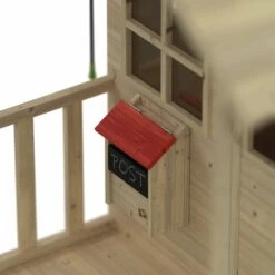 Lavender Cottage Playhouse With Bell, Postbox & Picket Fence - FSC<sup>&reg;</sup> Certified -TP Playworld Cheap Store TP389PUS1 4