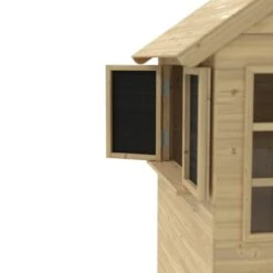 Foxglove Cottage Playhouse With Early Fun Mud Kitchen Accessory And Shutters - FSC<sup>&reg;</sup> Certified -TP Playworld Cheap Store TP390PUS 7
