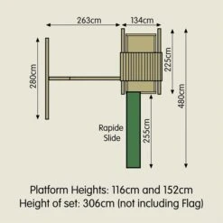 TP Kingswood Wooden Swing Arm - FSC<sup>&reg;</sup> Certified -TP Playworld Cheap Store TP479P 3