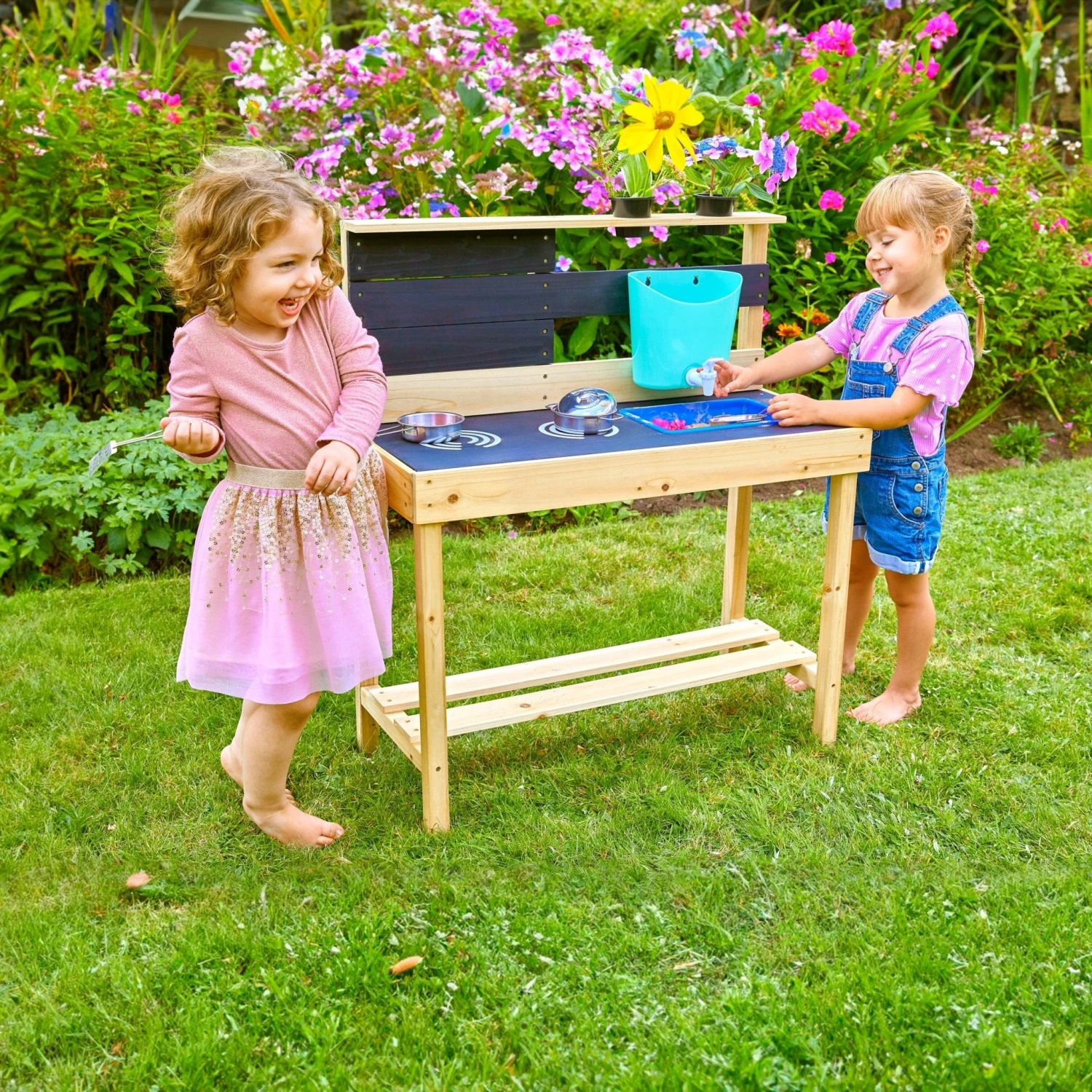 TP Little Chef Wooden Mud Kitchen - FSC<sup>®</sup> Certified 2 TP Little Chef Wooden Mud Kitchen - FSC<sup>®</sup> Certified - Image 2