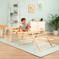 TP Active-Tots Pikler Style Wooden Climbing Bridge And Slide - FSC<sup>®</sup> Certified 15 TP Active-Tots Pikler Style Wooden Climbing Bridge And Slide - FSC<sup>®</sup> Certified -TP Playworld Cheap Store TP683 5