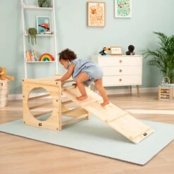 Active-Tots Pikler Style Climbing Cube, Bridge & Play Mats - FSC<sup>&reg;</sup> Certified -TP Playworld Cheap Store TP684S 3 dc985963 1033 42ea a55d 627421d4bee3