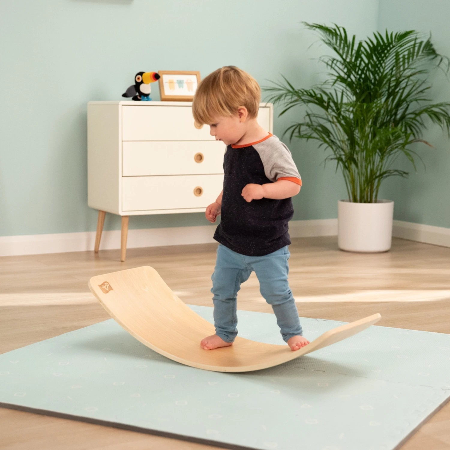 TP Active-Tots Pikler Style Wooden Balance Board - FSC<sup>®</sup> Certified 2 TP Active-Tots Pikler Style Wooden Balance Board - FSC<sup>®</sup> Certified - Image 2