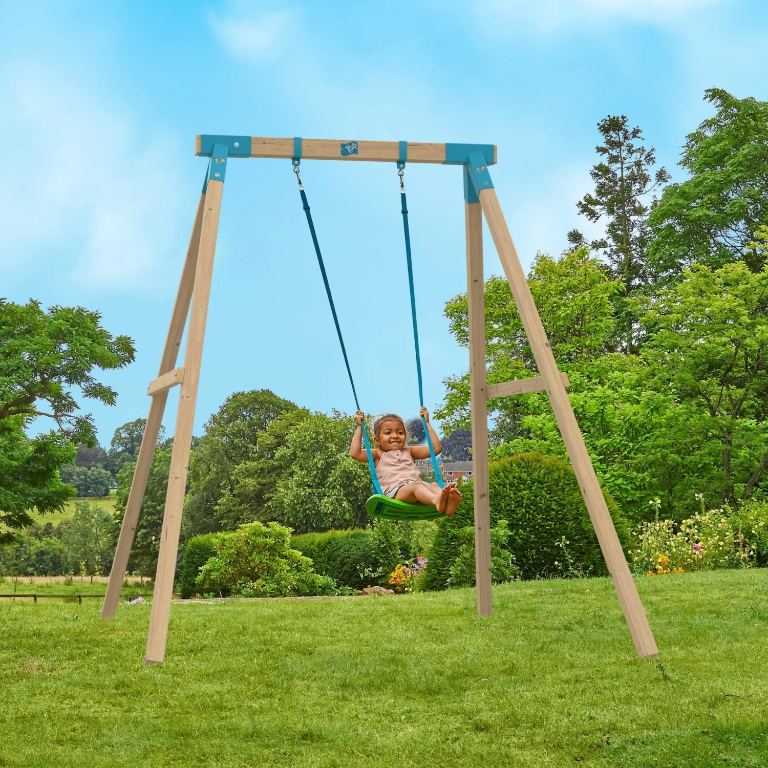 TP Kingswood Single Swing Squarewood Set - FSC<sup>®</sup> Certified 2 TP Kingswood Single Swing Squarewood Set - FSC<sup>®</sup> Certified - Image 2