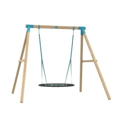 TP Kingswood Double Swing Squarewood Set With Giant Nest Swing - FSC<sup>&reg;</sup> Certified