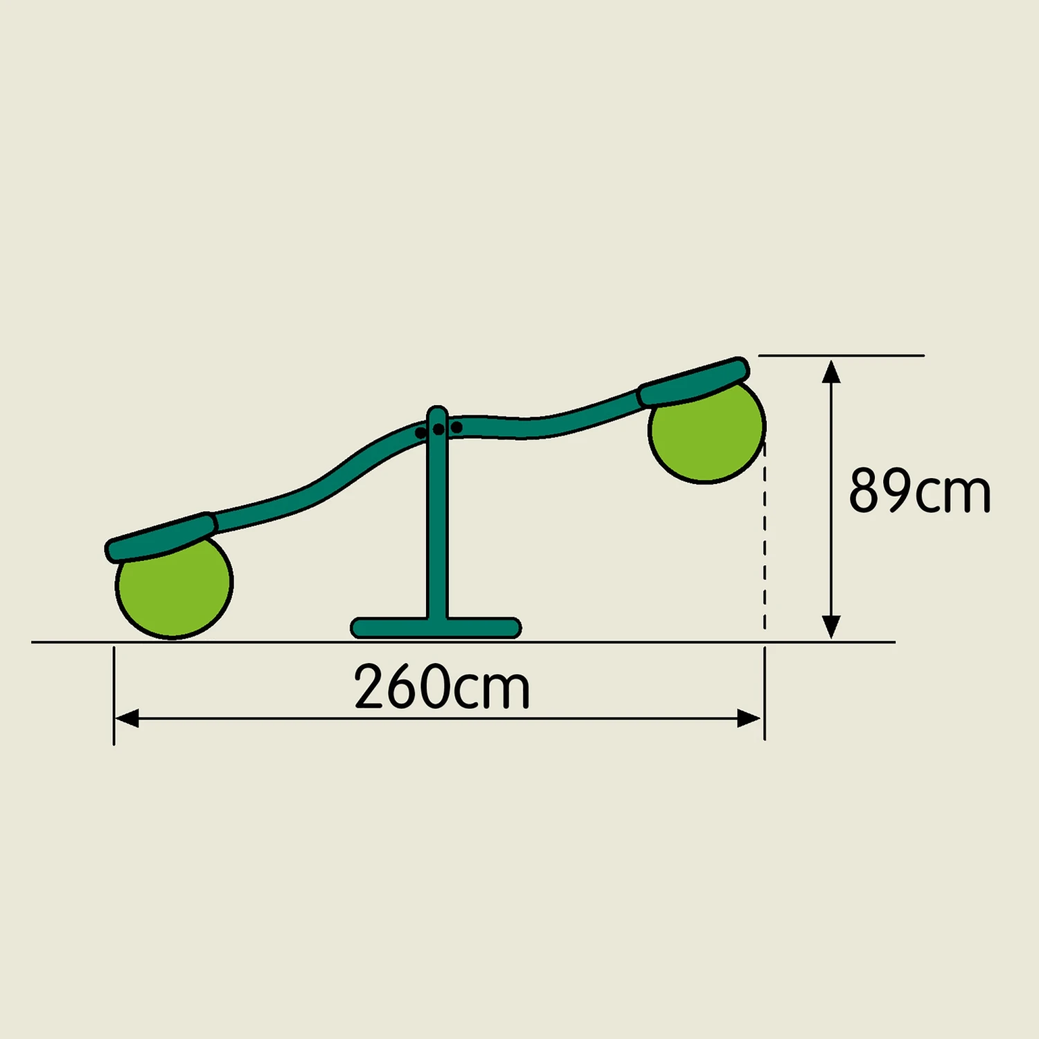TP Spiro Hop® Seesaw 6 TP Spiro Hop® Seesaw - Image 6